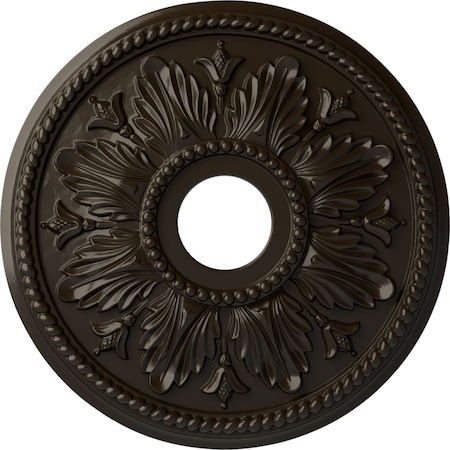 Edinburgh Ceiling Medallion (Canopies up to 5 1/8"), 18 1/8"OD x 3 1/2"ID x 2 3/4"P, Stone Hearth